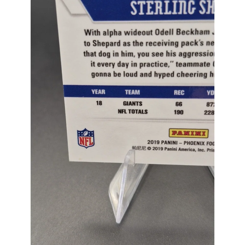 2019 Phoenix Sterling Shepard‎ #57 Blue /35 New York Giants Color Match
